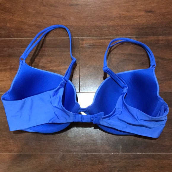 Two 34C VS bras - leopard push up, blue demi - Picture 5 of 6